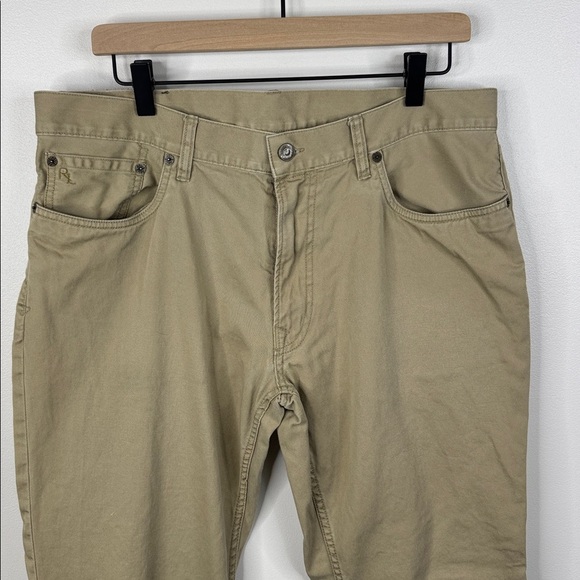 Polo Ralph Lauren 650 Straight Leg Brown Khaki Pants Jeans Men’s Size 34x30 - Picture 2 of 9